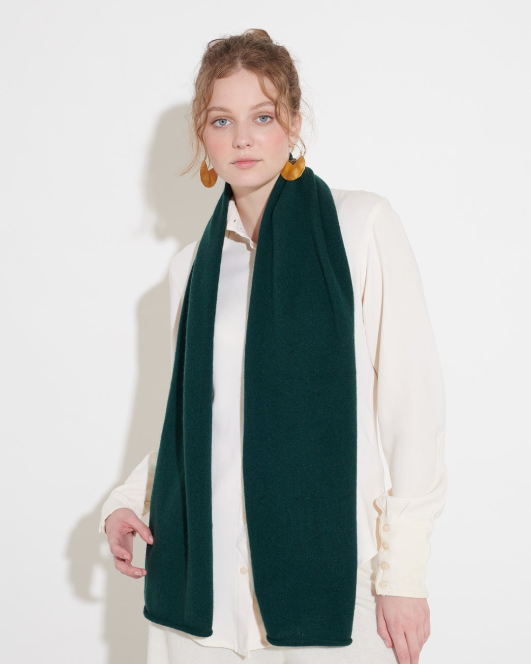 EVERYDAY CASHMERE SCARF - ESTATE GREEN