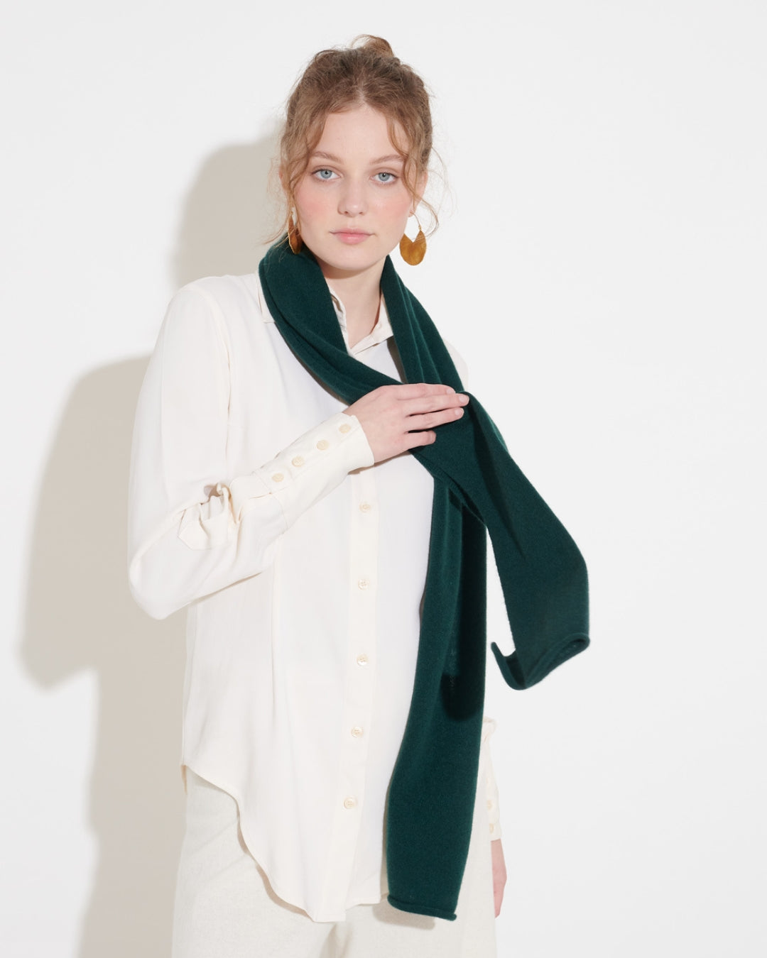 EVERYDAY CASHMERE SCARF - ESTATE GREEN