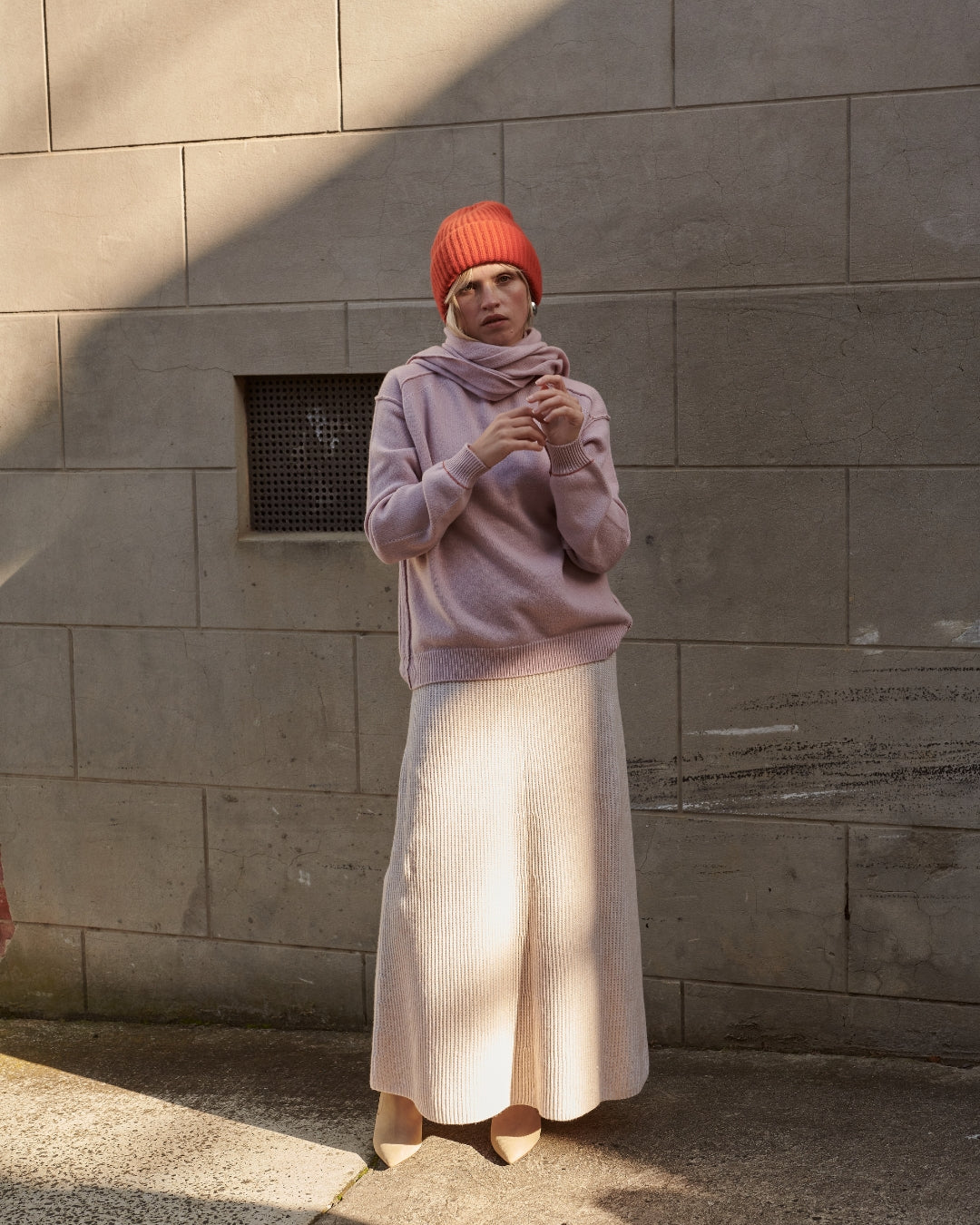 EVERYDAY CASHMERE SCARF - PINK LAKE