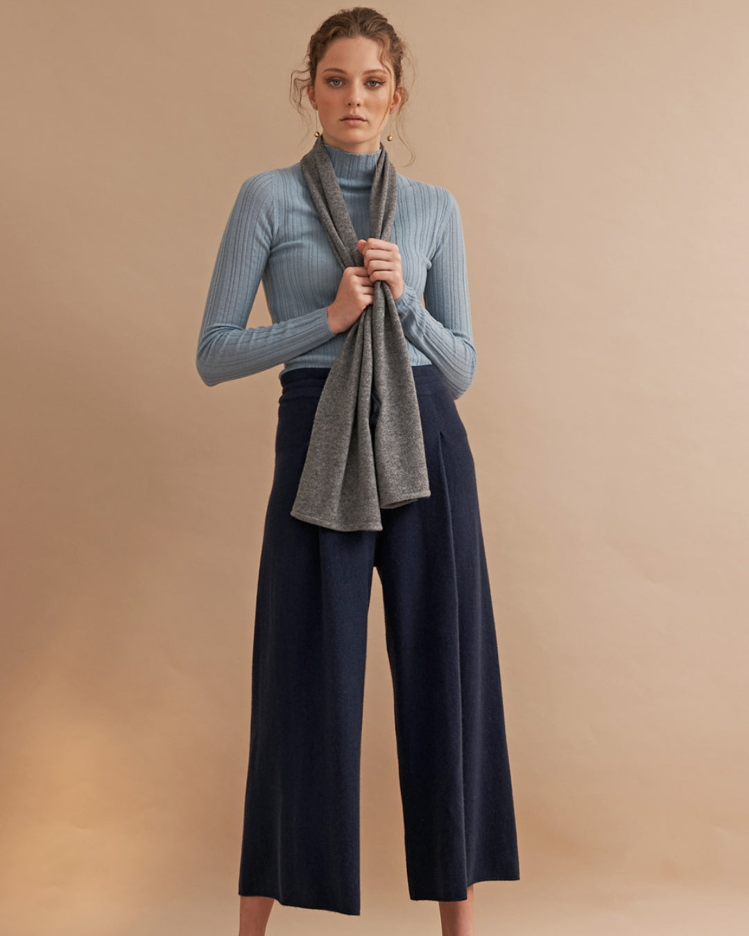 EVERYDAY CASHMERE SCARF - MID GREY