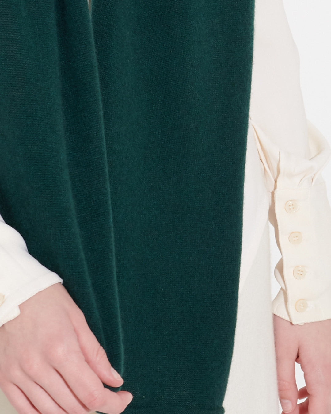EVERYDAY CASHMERE SCARF - ESTATE GREEN