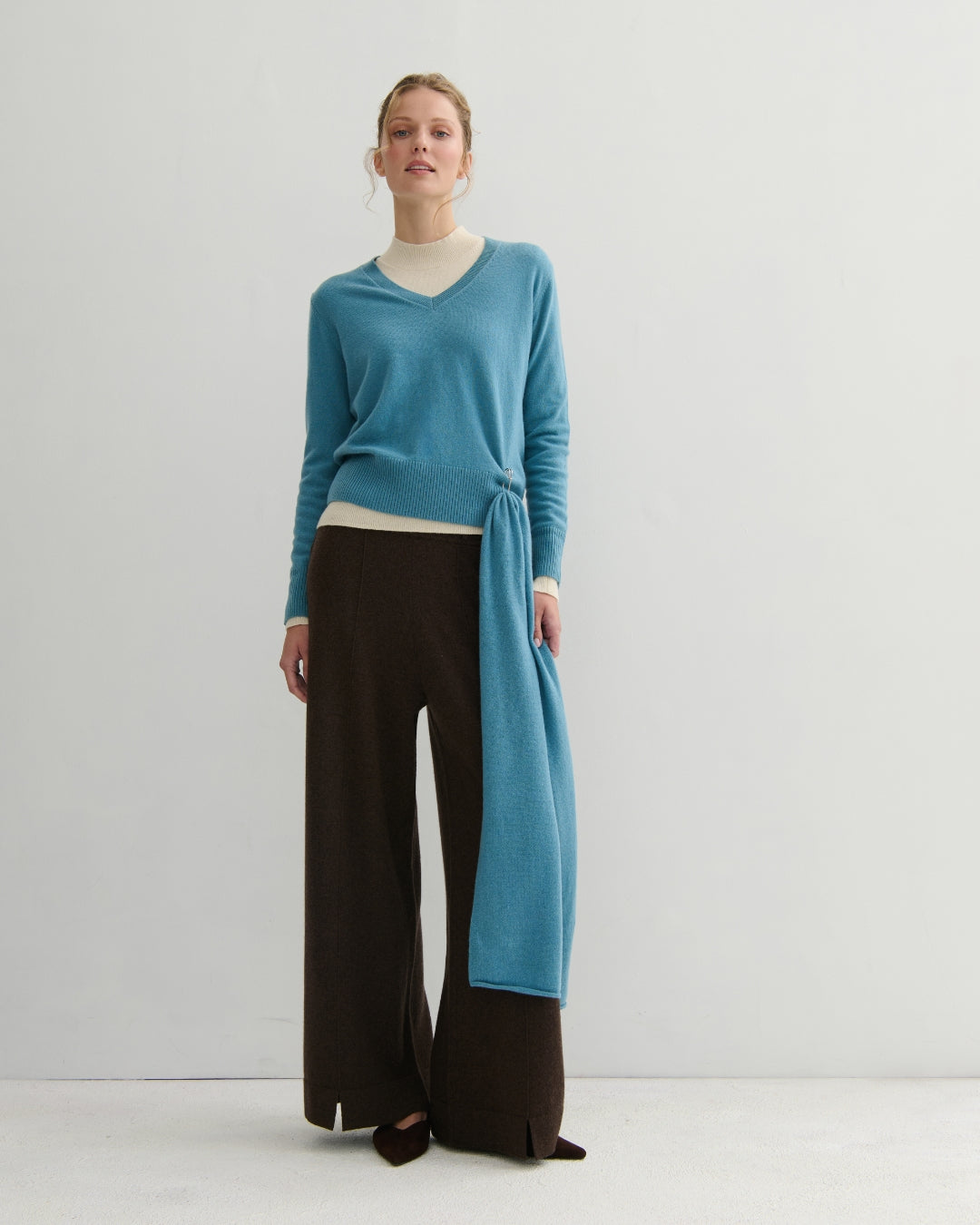 EVERYDAY CASHMERE SCARF - LAKE BLUE