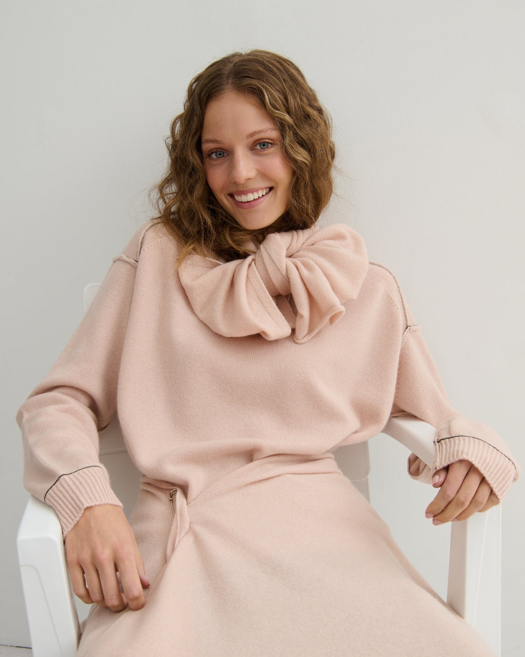 EVERYDAY CASHMERE SCARF - BLUSH