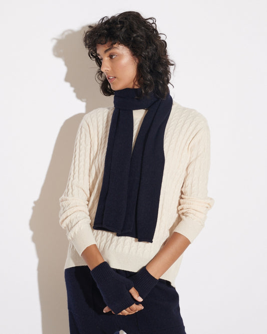 EVERYDAY CASHMERE SCARF - NAVY