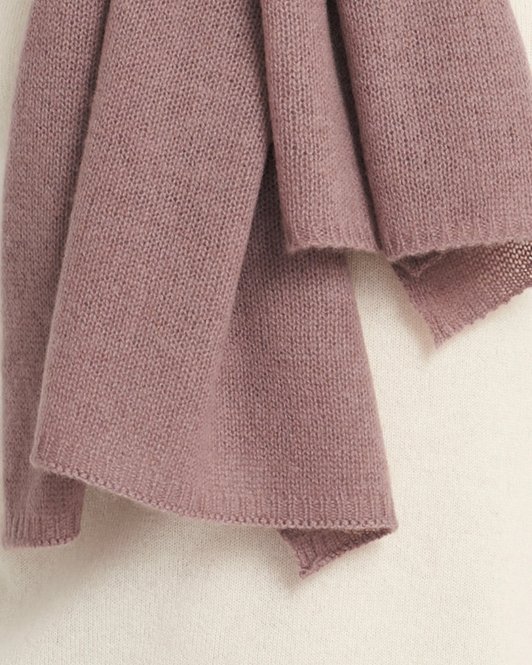 CASHMERE SCARF SHAWL IN ONE - CLAY