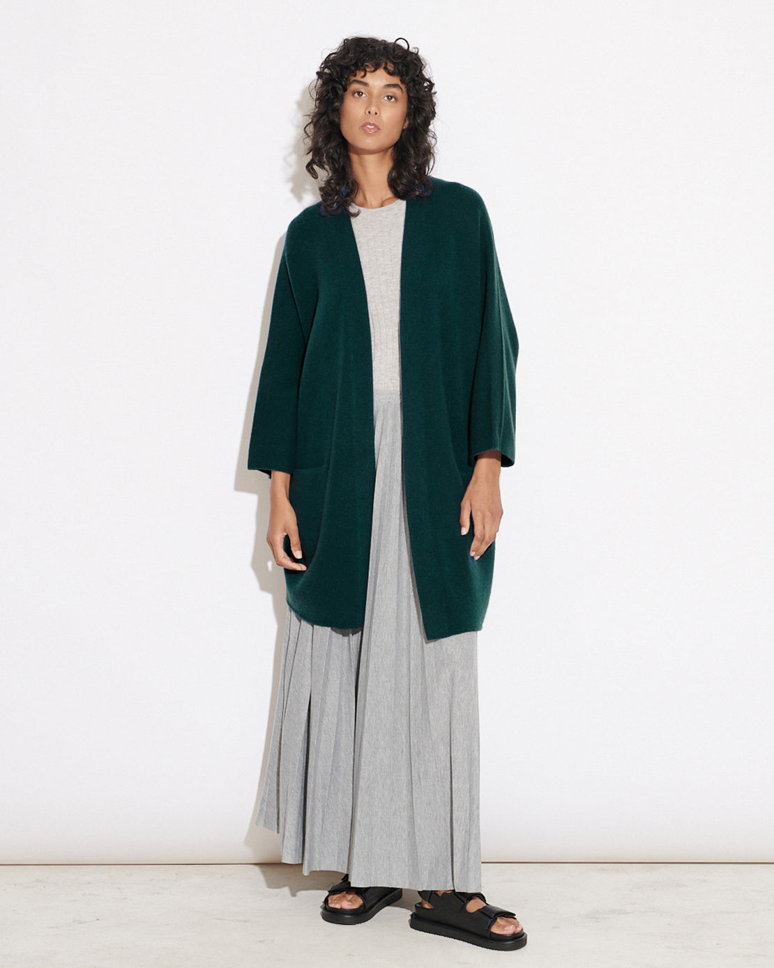 CASHMERISM ICON COAT - ESTATE GREEN