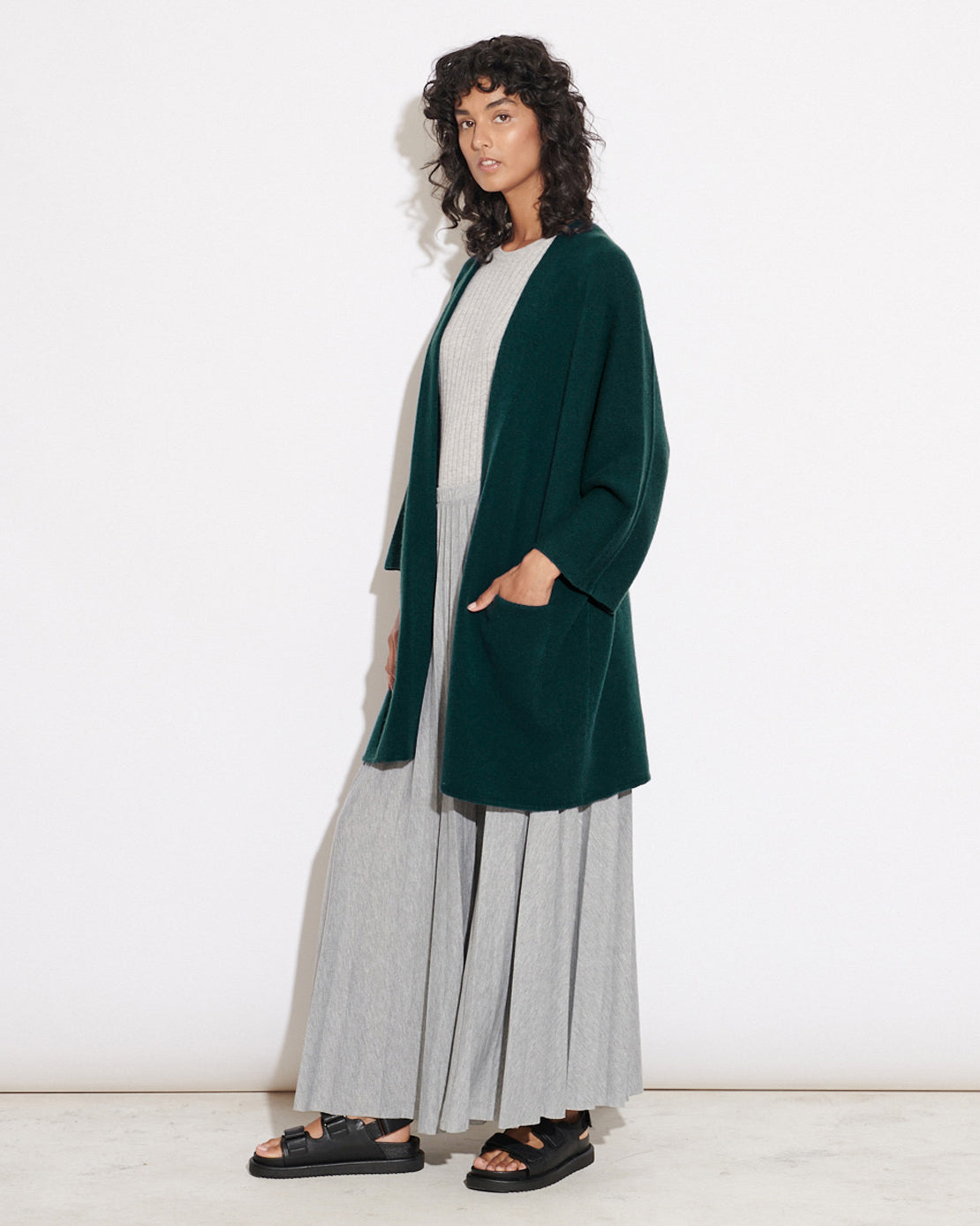 CASHMERISM ICON COAT - ESTATE GREEN