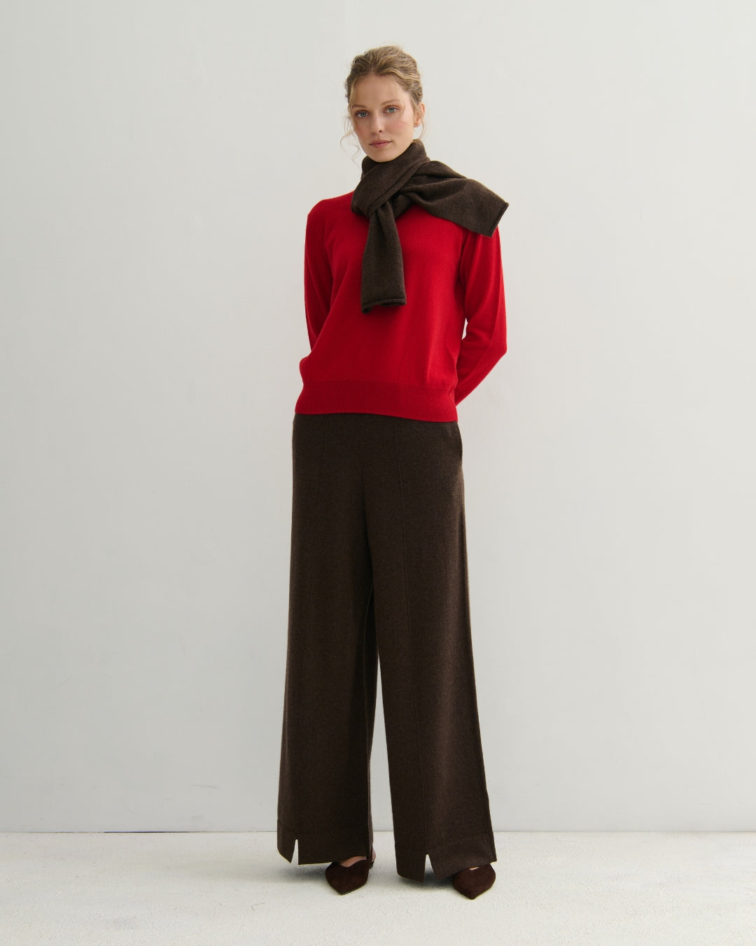 EVERYDAY CASHMERE SCARF - CHOCOLATE