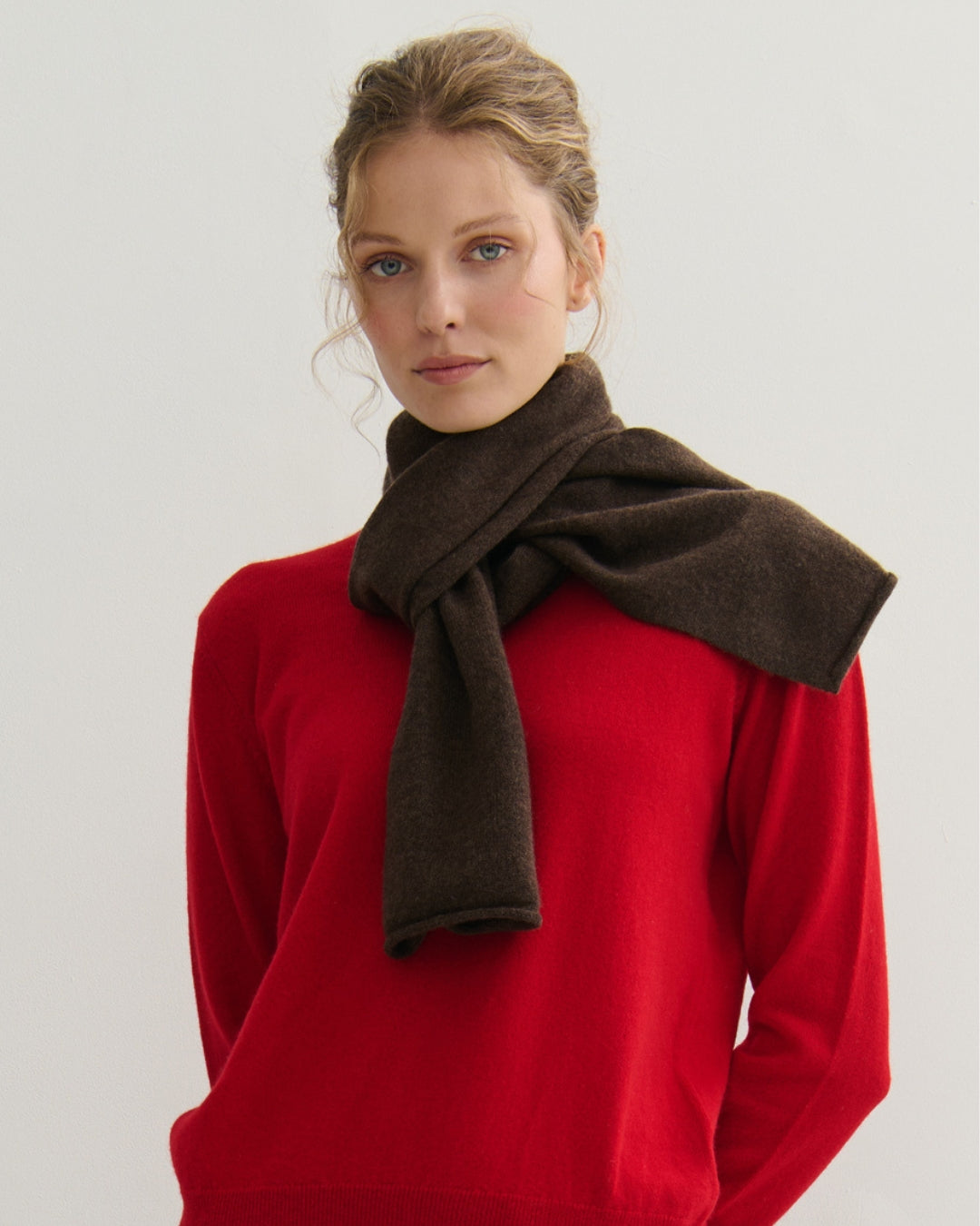 EVERYDAY CASHMERE SCARF - CHOCOLATE