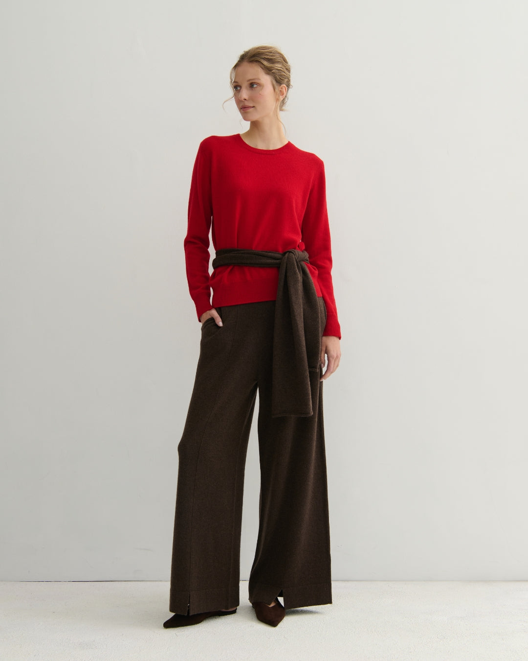 EVERYDAY CASHMERE SCARF - CHOCOLATE