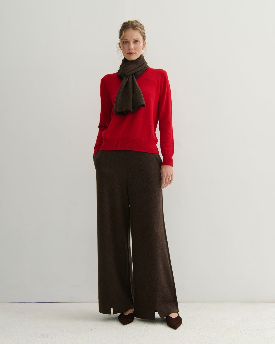 EVERYDAY CASHMERE SCARF - CHOCOLATE