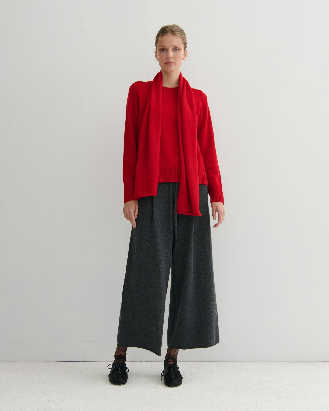 EVERYDAY CASHMERE SCARF - SCARLET RED