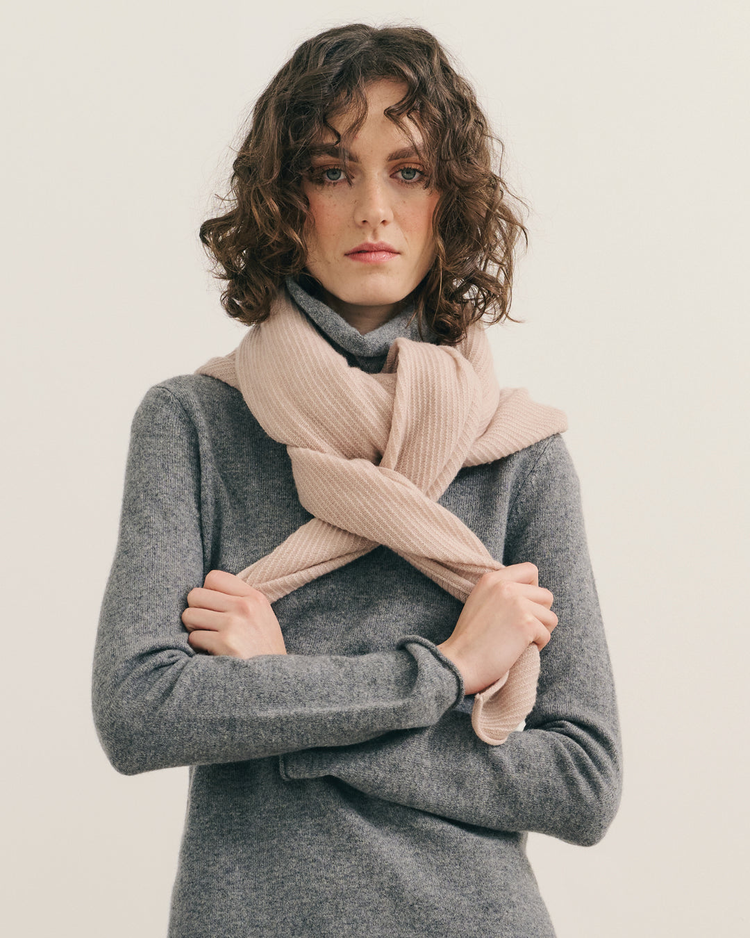 UTOPIA UTILITY PONCHO - DUSKY ROSE