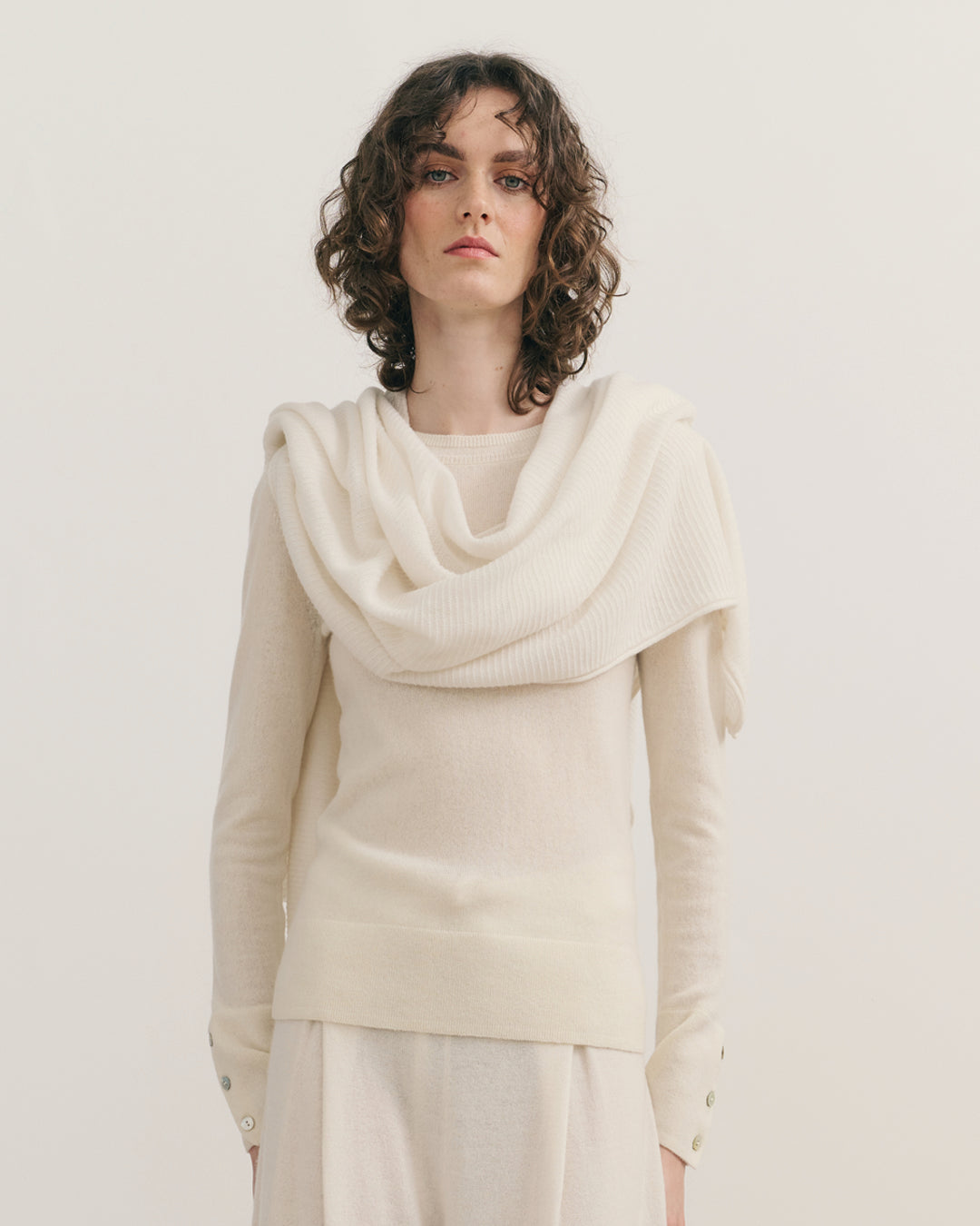 UTOPIA UTILITY PONCHO - CREAM