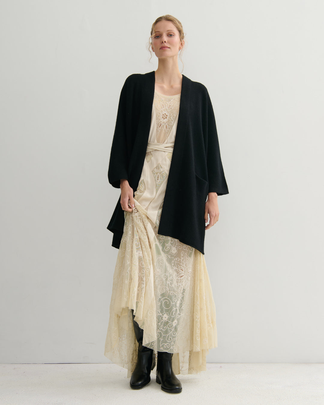 CASHMERISM ICON COAT - BLACK