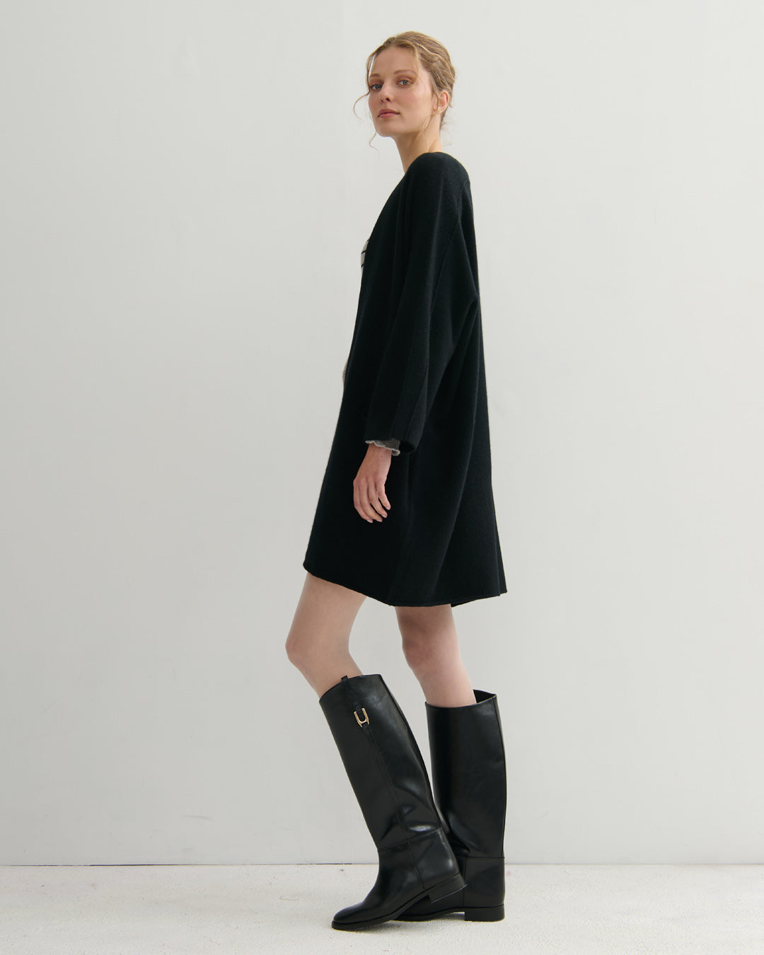 CASHMERISM ICON COAT - BLACK