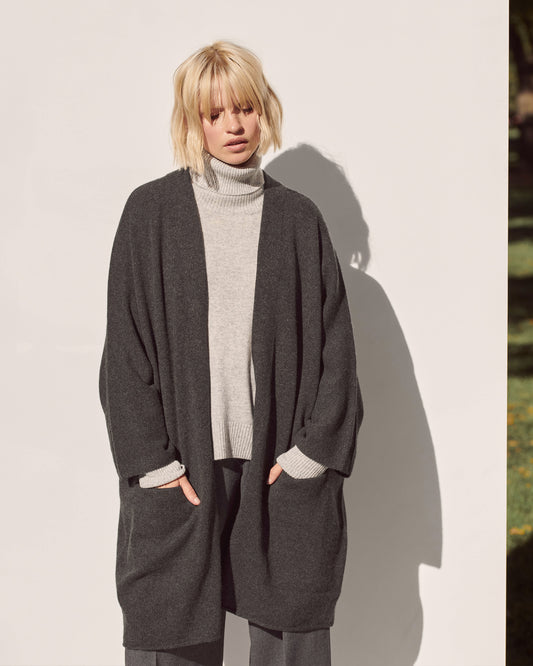 CASHMERISM ICON COAT - CHARCOAL