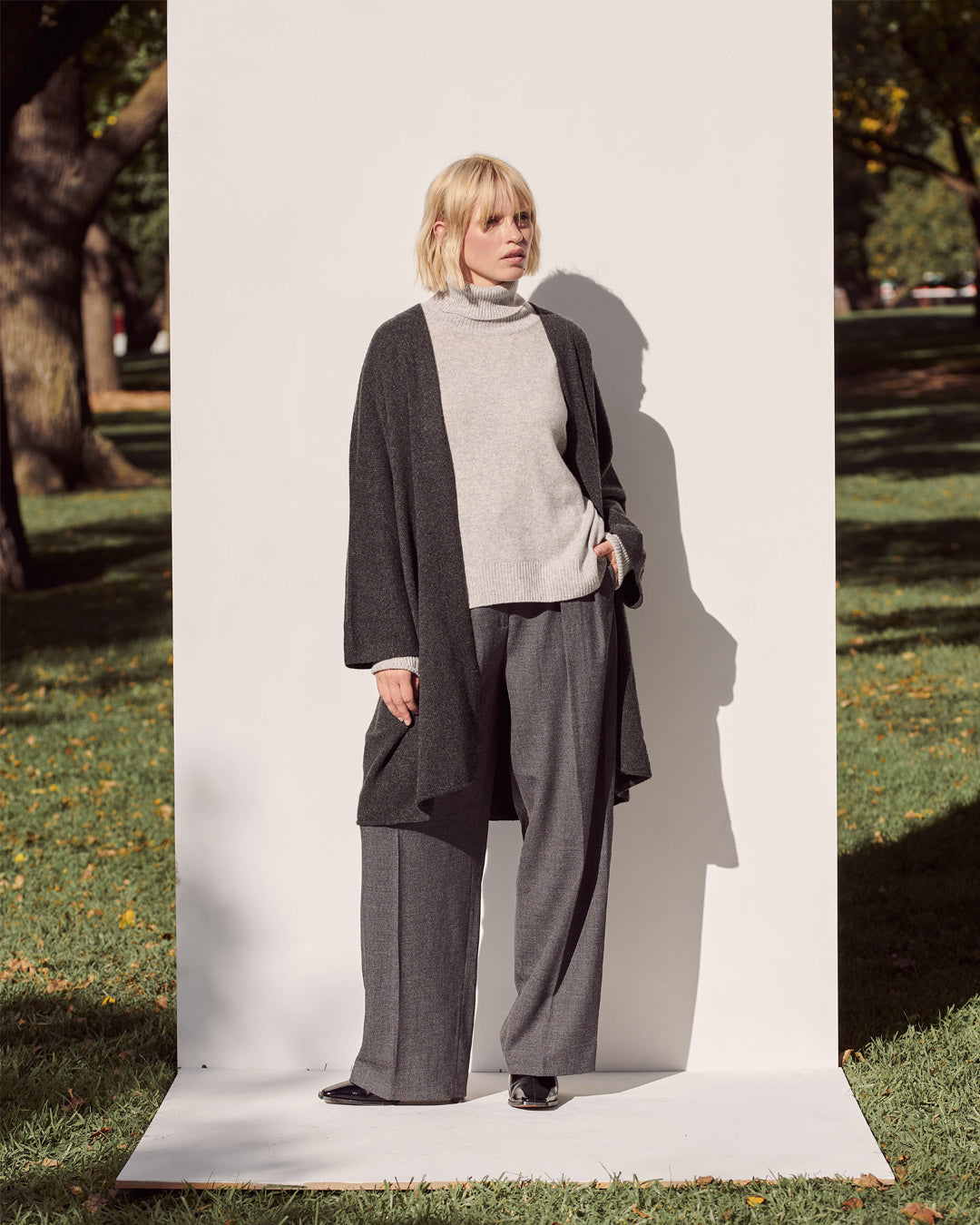 CASHMERISM ICON COAT - CHARCOAL