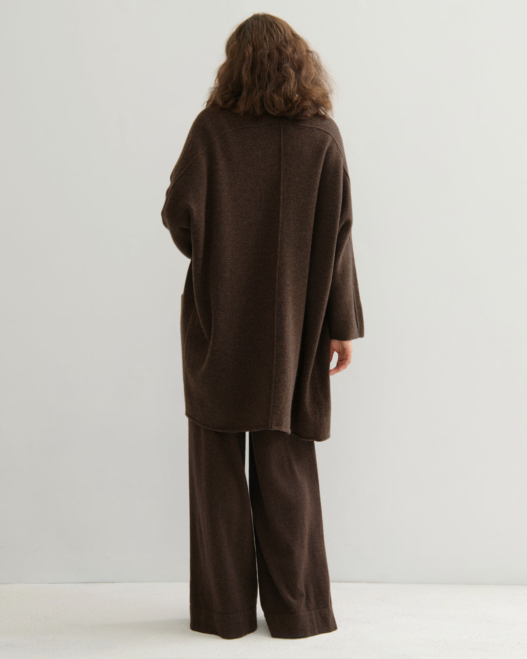CASHMERISM ICON COAT - CHOCOLATE