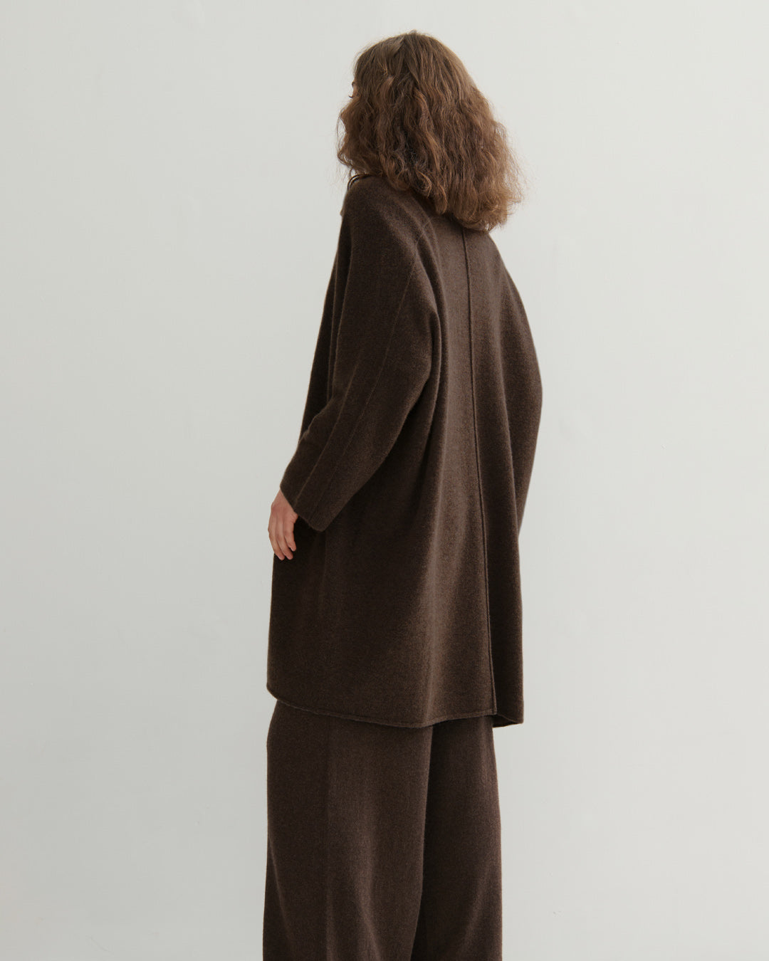 CASHMERISM ICON COAT - CHOCOLATE