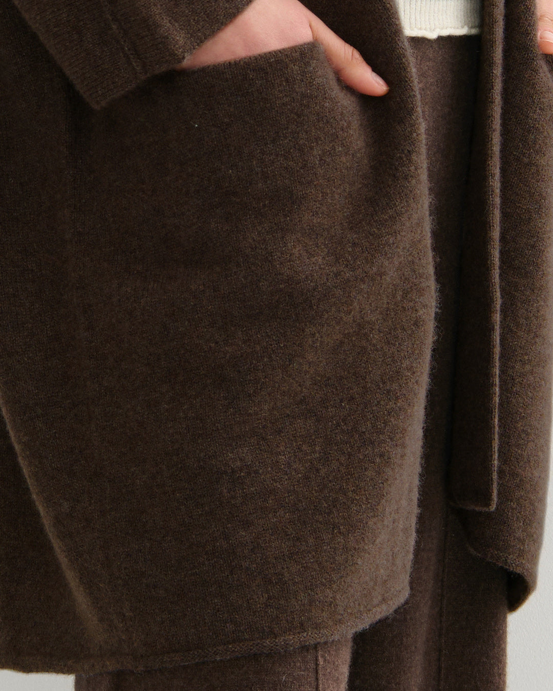 CASHMERISM ICON COAT - CHOCOLATE