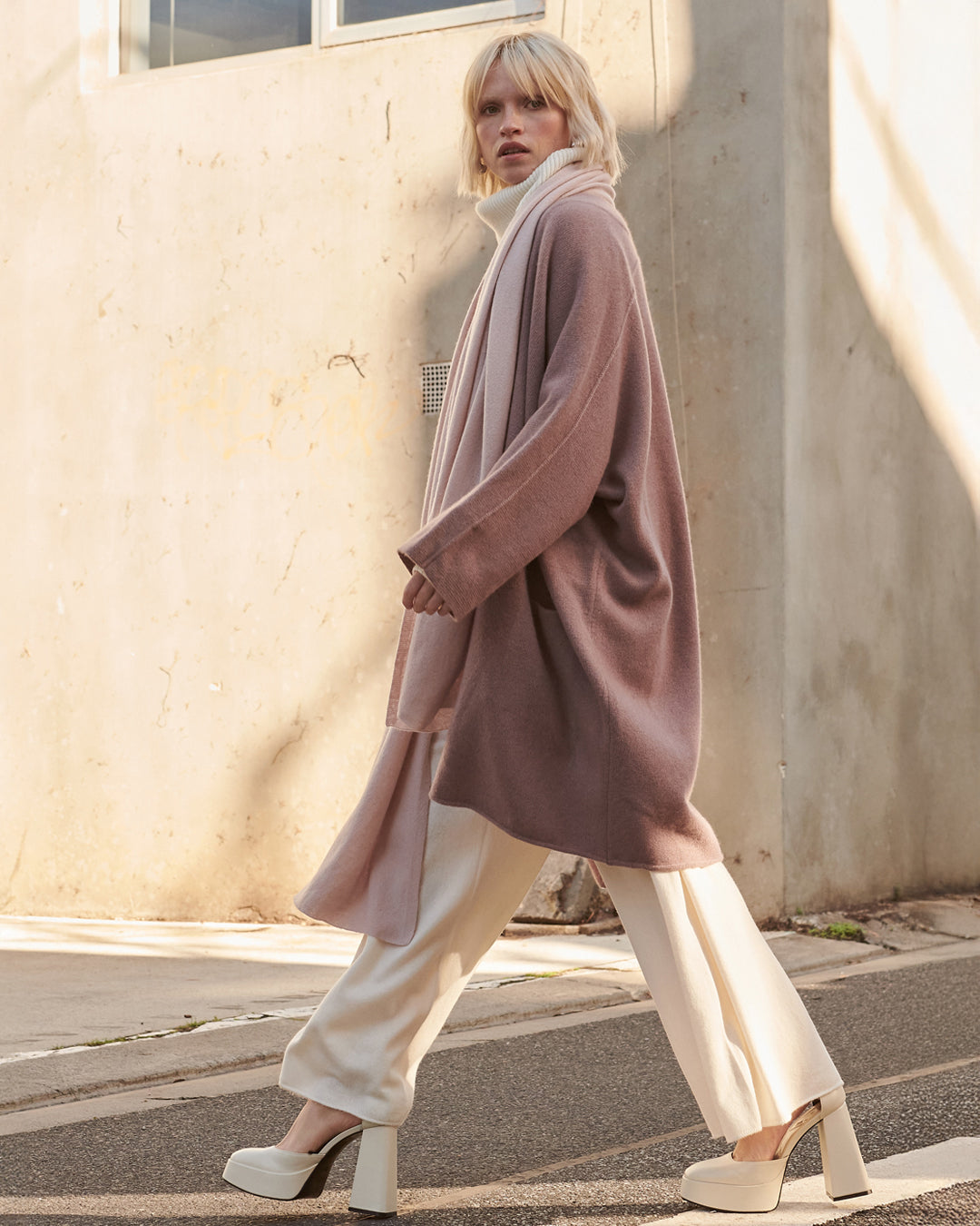 CASHMERISM ICON COAT - CLAY