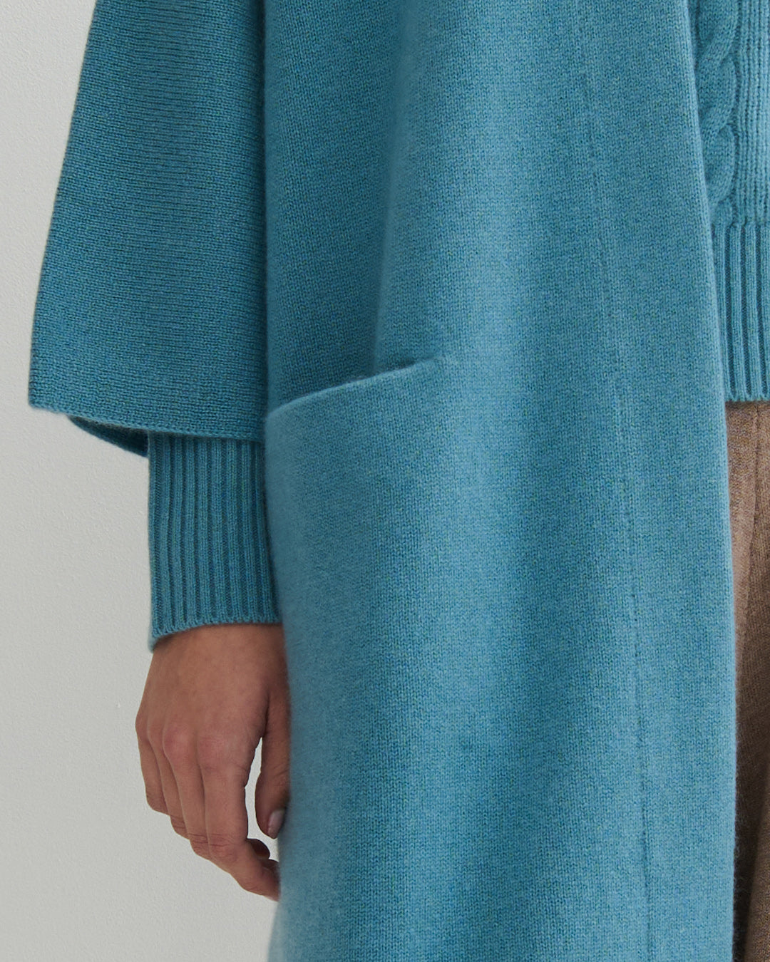 CASHMERISM ICON COAT - LAKE BLUE