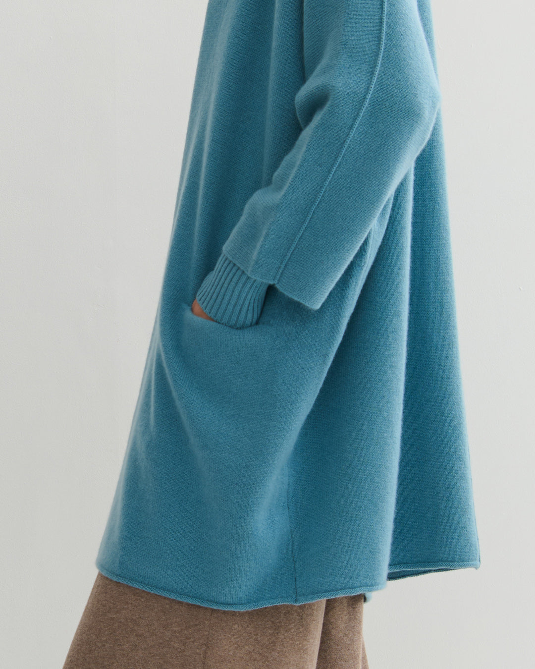 CASHMERISM ICON COAT - LAKE BLUE