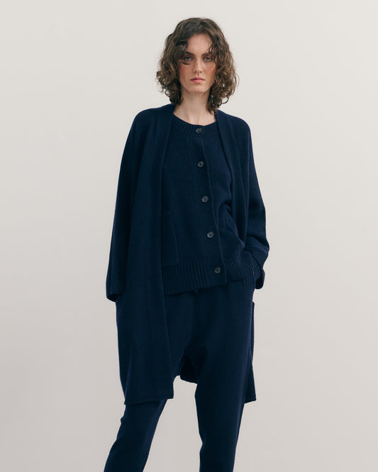 CASHMERISM ICON COAT - NAVY