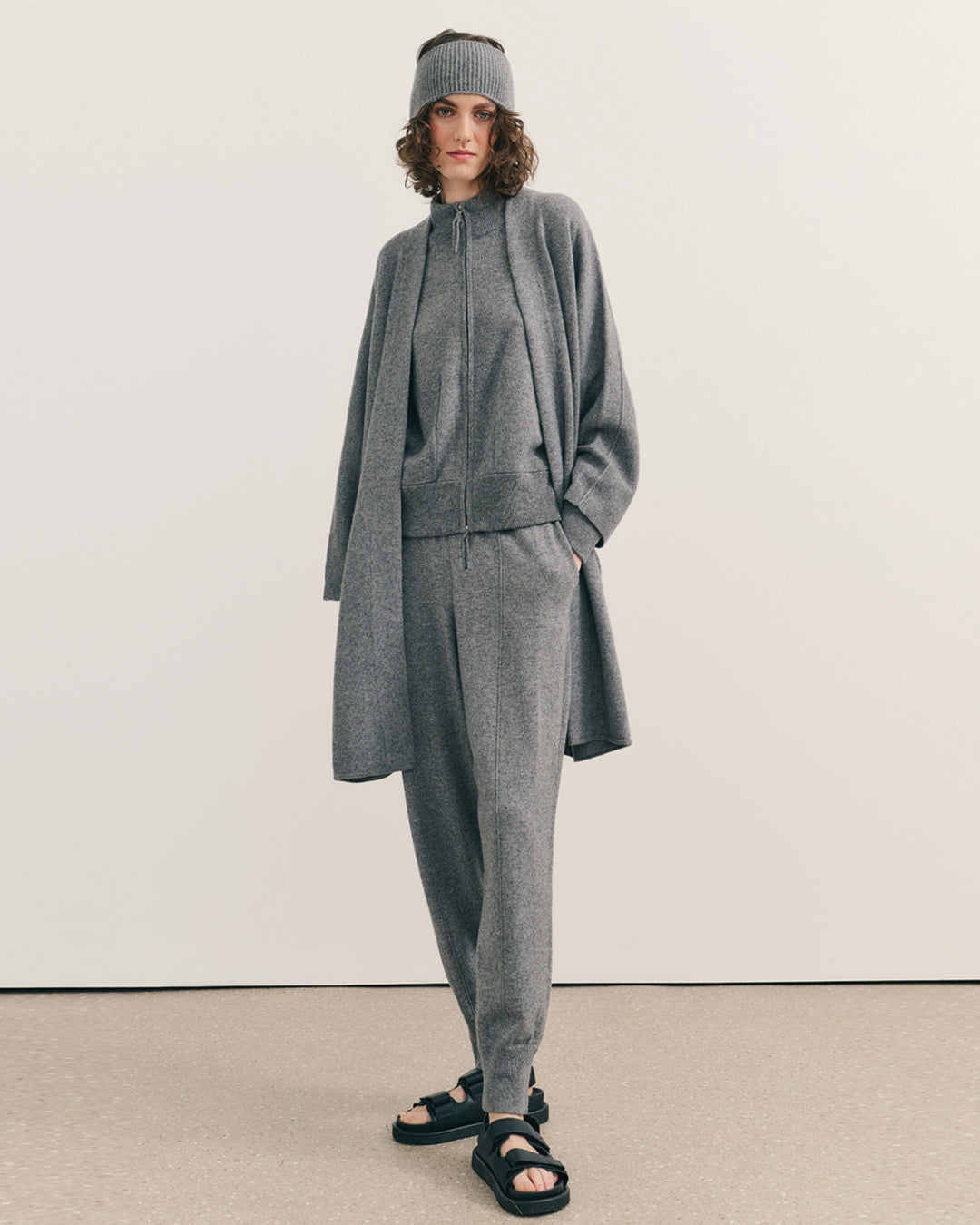 CASHMERISM ICON COAT - MID GREY