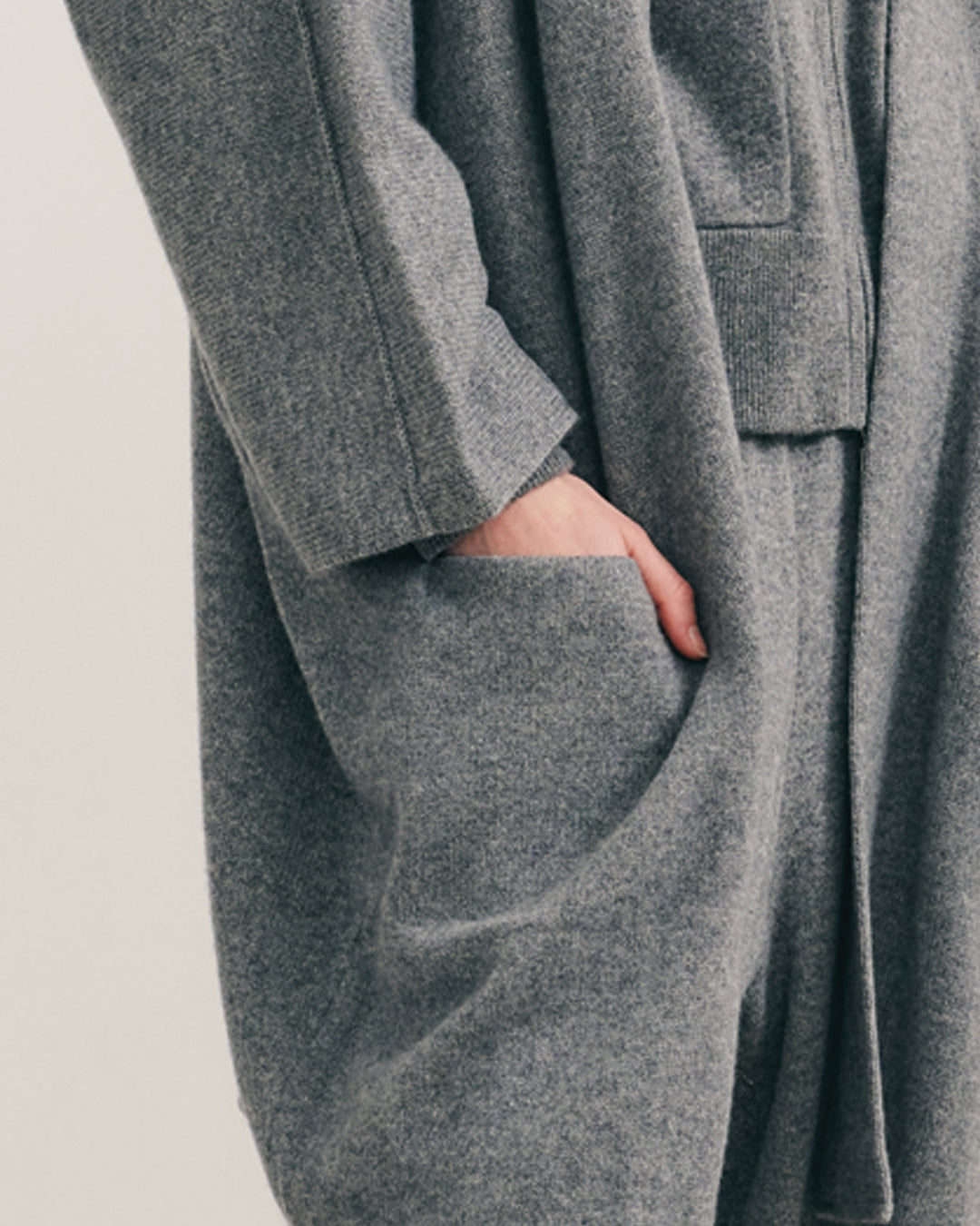 CASHMERISM ICON COAT - MID GREY