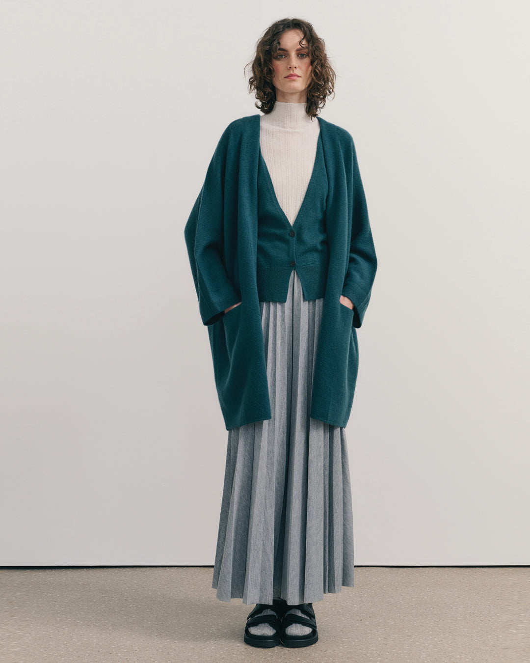 CASHMERISM ICON COAT - OPAL BLUE