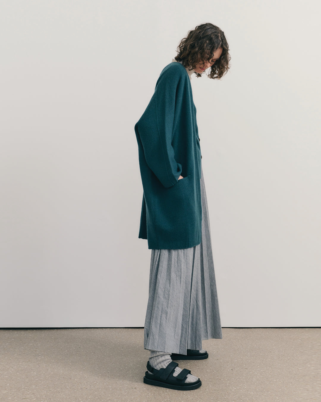 CASHMERISM ICON COAT - OPAL BLUE