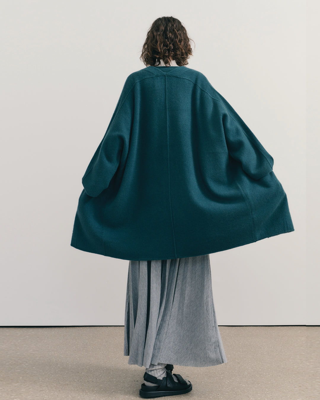 CASHMERISM ICON COAT - OPAL BLUE