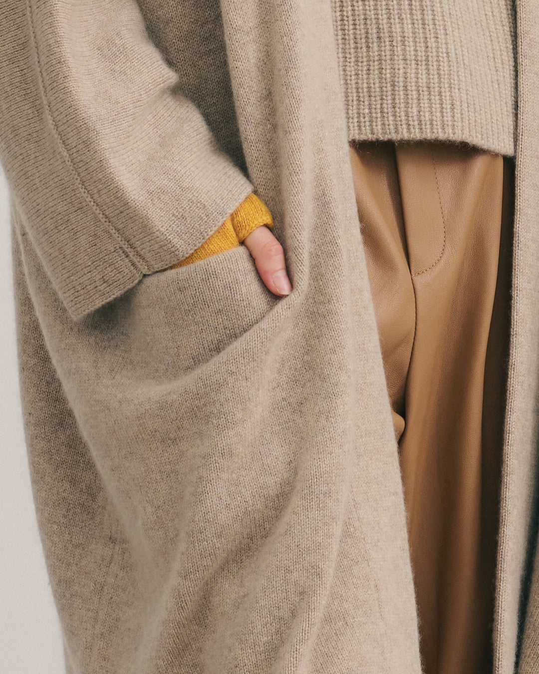CASHMERISM ICON COAT - WHEAT