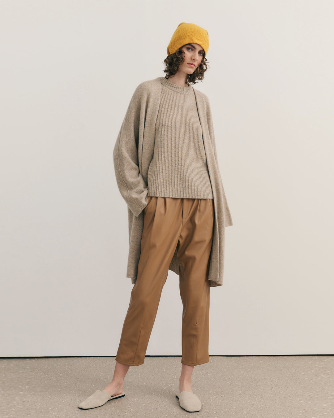 CASHMERISM ICON COAT - WHEAT