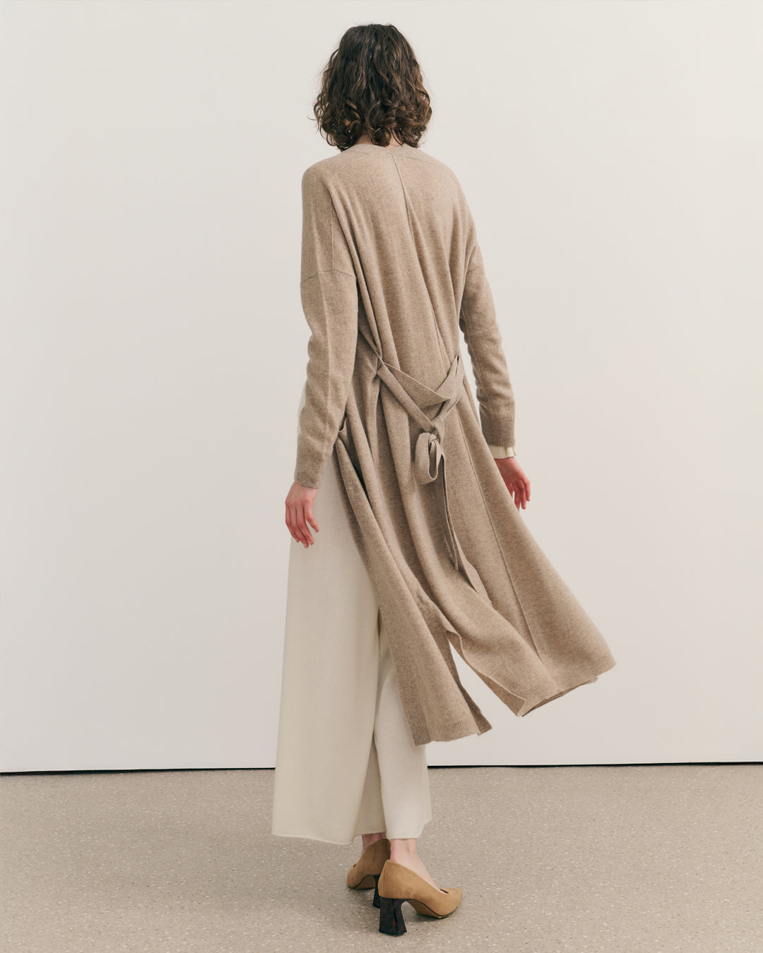 LIKE A BREEZE MAXI ROBE - BISQUE