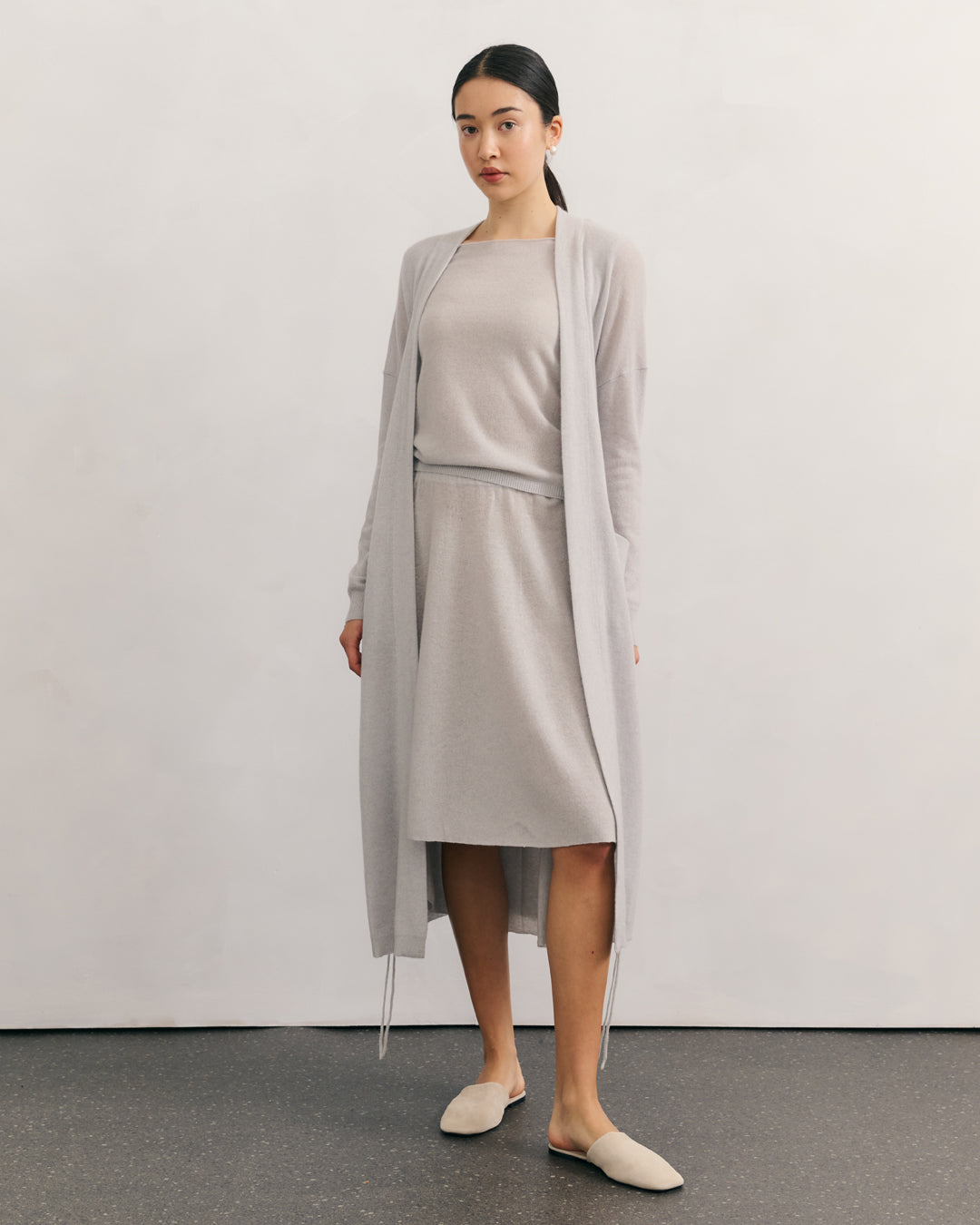 LIKE A BREEZE MAXI ROBE - FOG