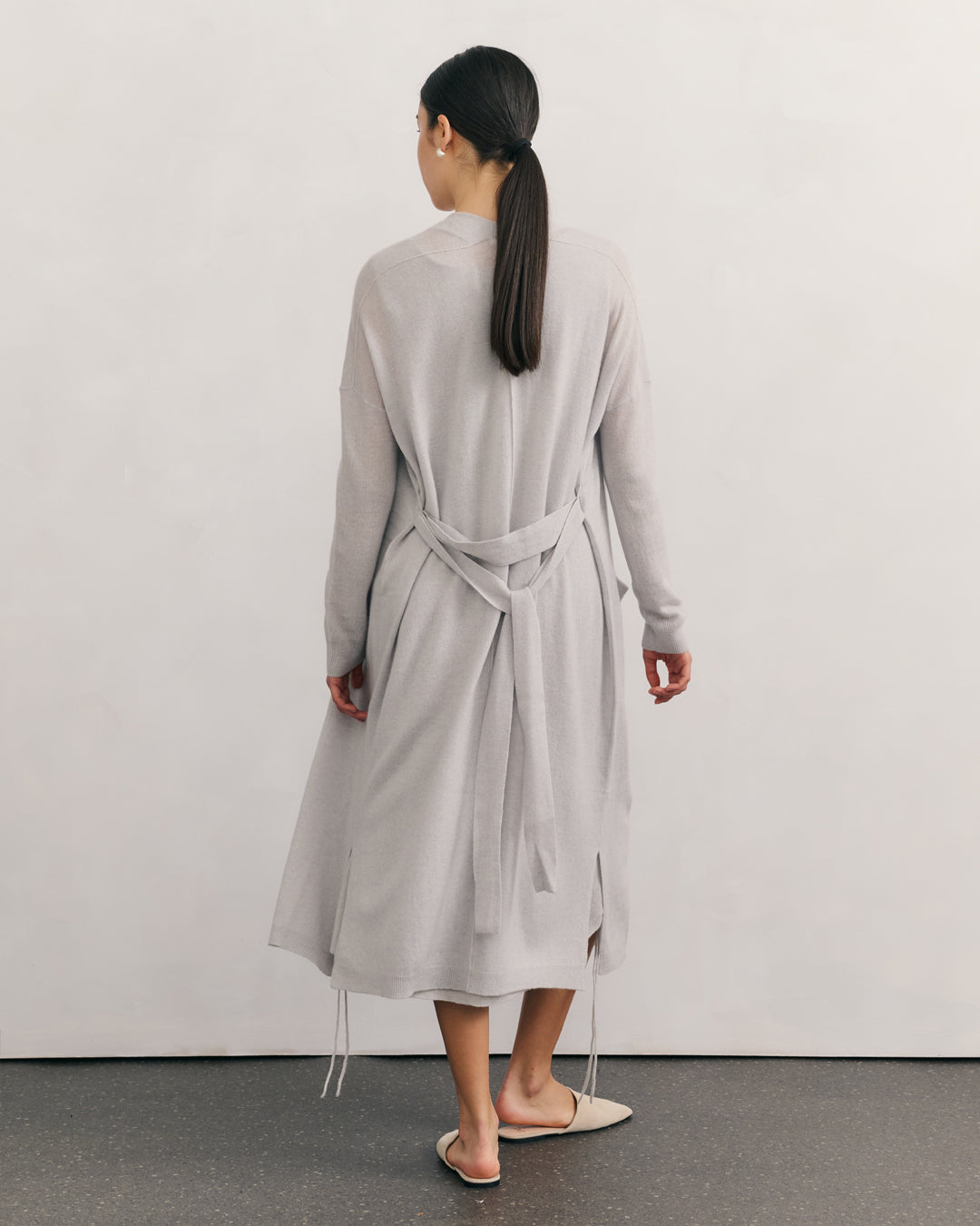 LIKE A BREEZE MAXI ROBE - FOG
