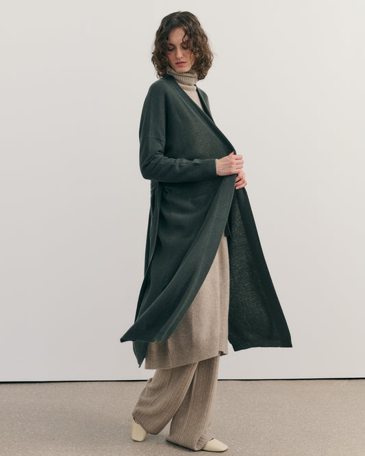 LIKE A BREEZE MAXI ROBE - TEA LEAF