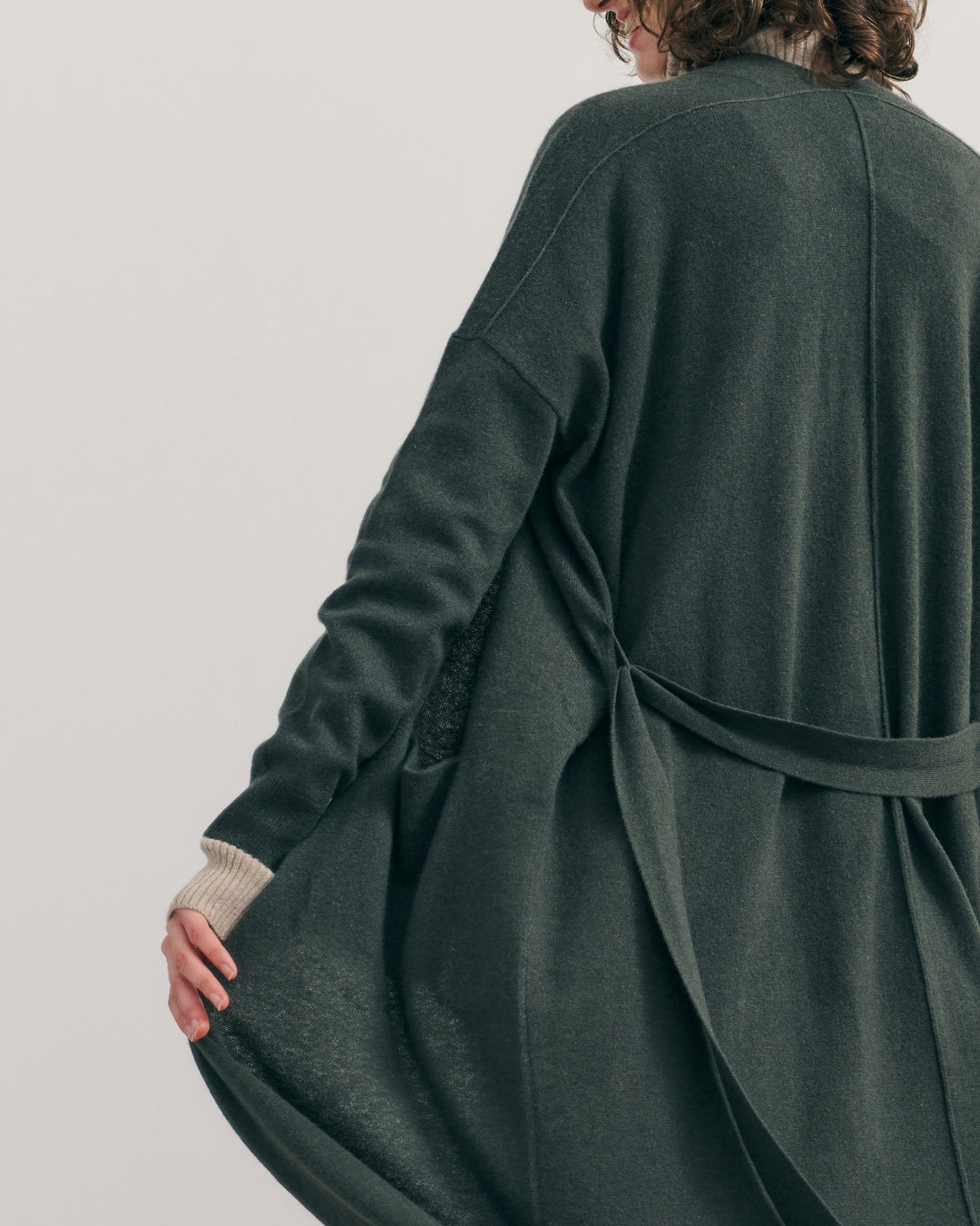 LIKE A BREEZE MAXI ROBE - TEA LEAF
