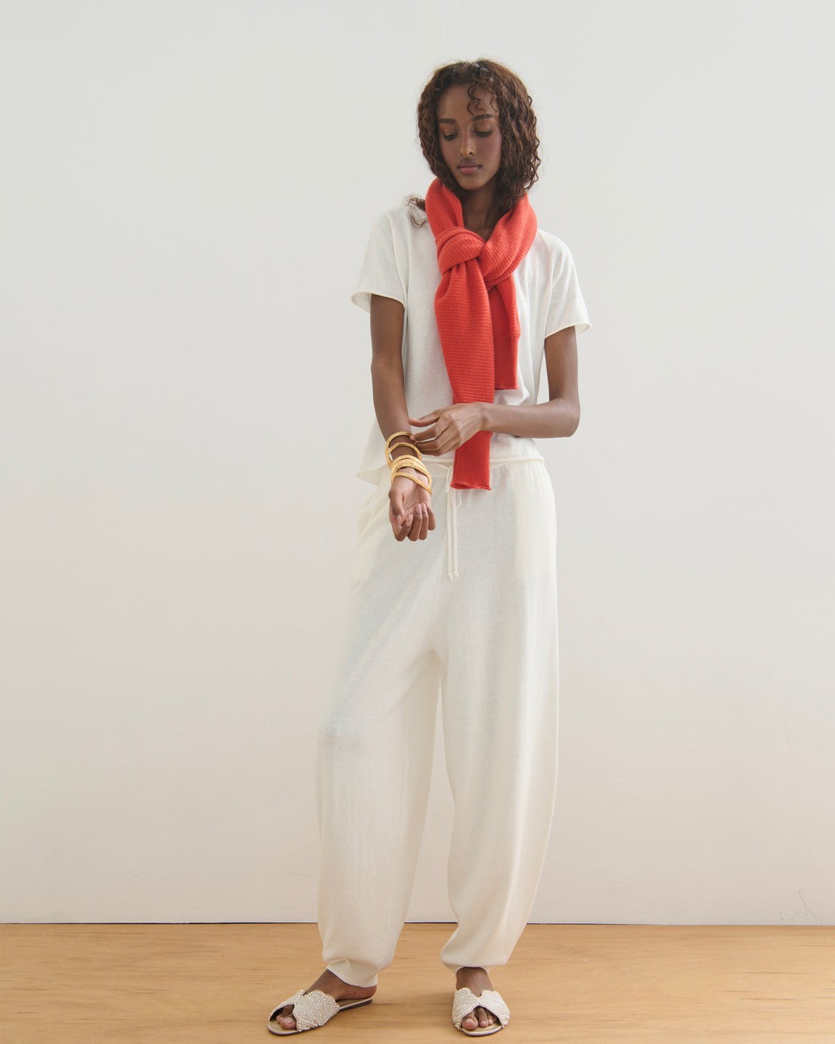 LIKE A BREEZE CASHMERE SHRUG CARDIGAN - GERANIUM