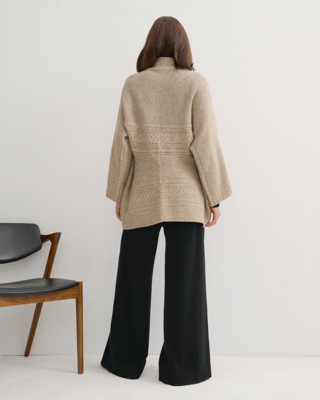 CASHMERE POWER PANTS - BLACK